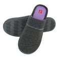 thumbnail image 1 of Hanes Womens ComfortSoft Cotton Slip On Scuff Slipper with Memory Foam, 1 of 9