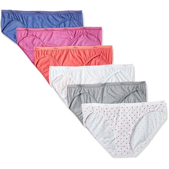 Hanes Womens Cotton Bikinis(D42LAS)-Assorted-6