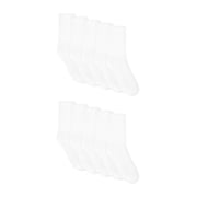 Womens CottonSoft Crew Socks, 10-Pack, Size 8-12