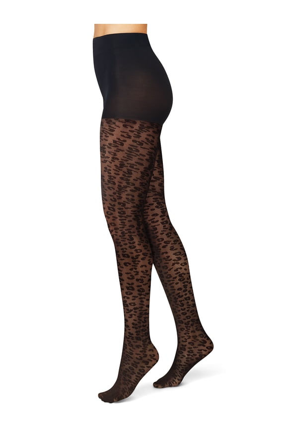 Womens EcoSmart Animal Print Control Top Tights Style-HG0016