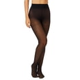 thumbnail image 1 of Hanes EcoSmart Women's Control-Top Tights Black L, 1 of 4