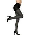 thumbnail image 1 of Women's Hanes C06810 Alive Full Support Control Top Pantyhose - 6 Pack (Jet B), 1 of 2