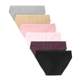 thumbnail image 1 of Hanes Women’s Cotton-Stretch Underwear Bikinis Pack, 6-Pack, 1 of 8