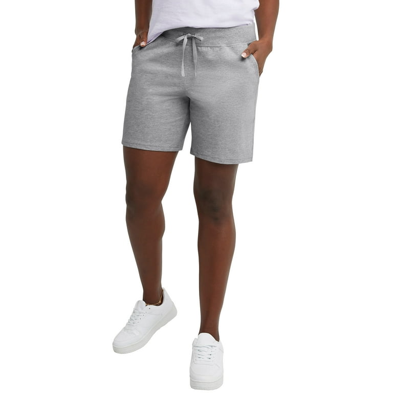 Hanes Womens Jersey Short with Pockets and Drawstring Waist
