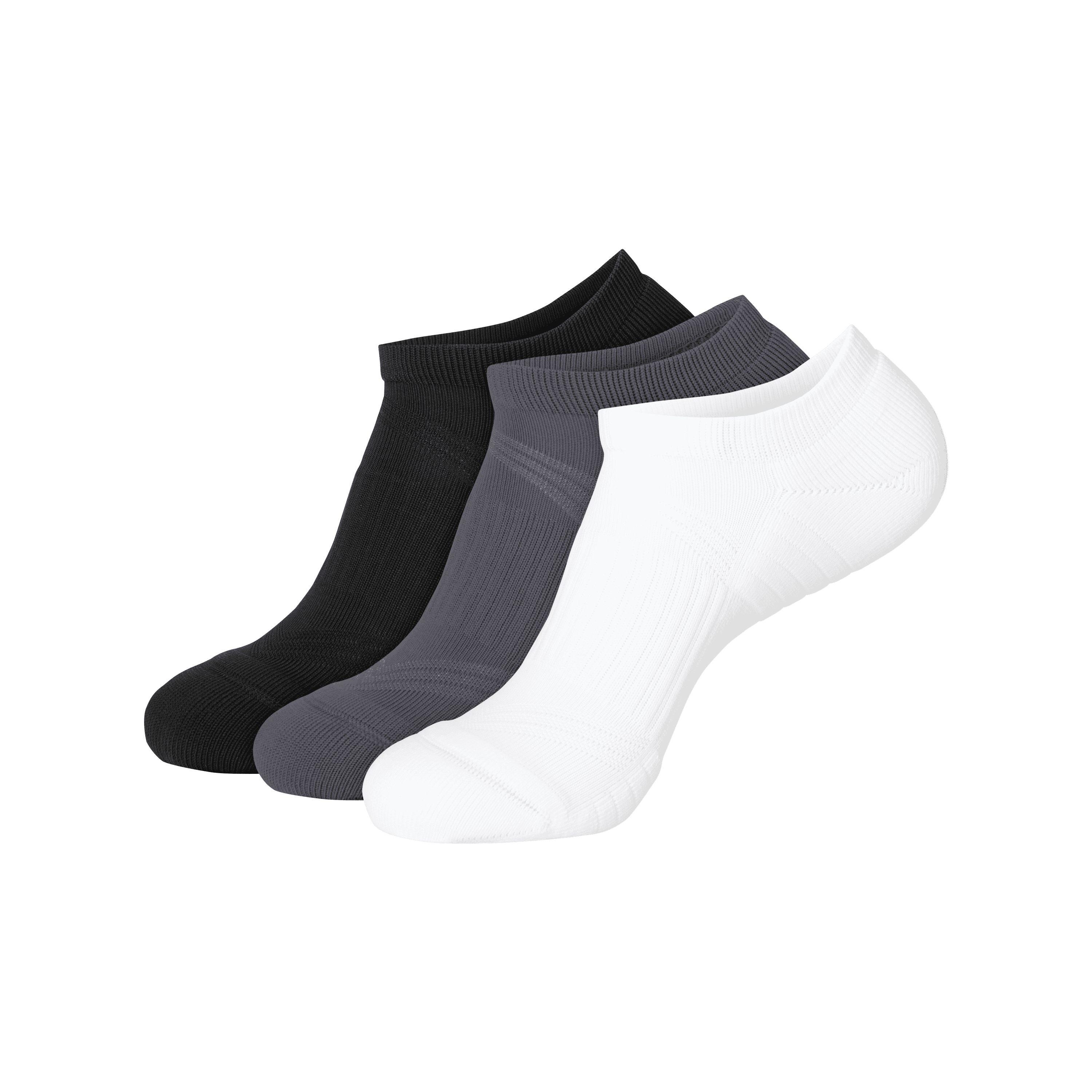 Hanes Womens No-Show Socks, 3 Pairs, Moves Impact Zone Cushioned Athletic Socks for Women
