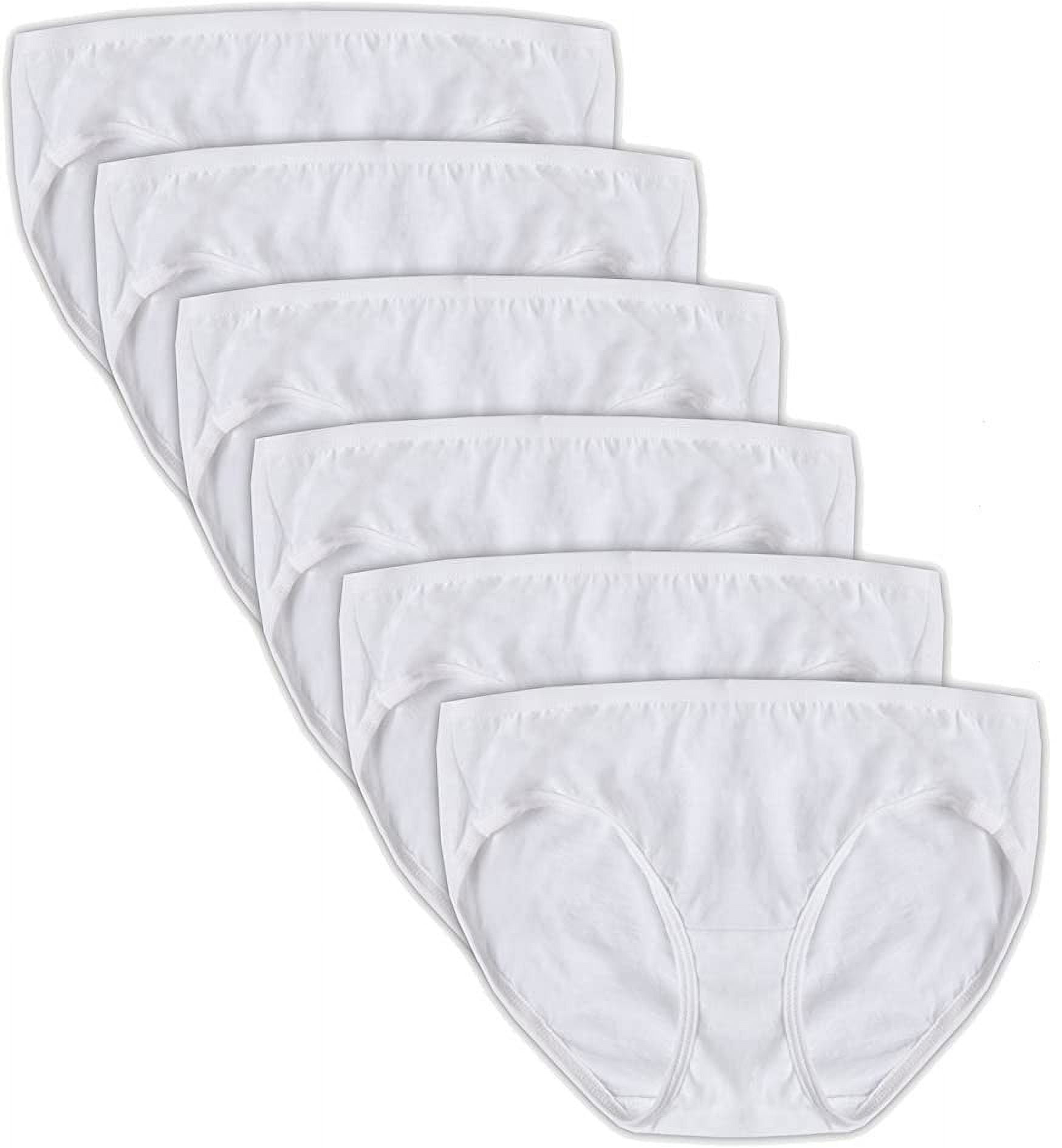 Hanes Womens No Ride Up Comfortsoft Underwear Hipster Panties 6 Pk SZ 6