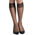 thumbnail image 1 of Hanes Women's Silk Reflections Silky Sheer Knee Highs (2-Pack), 1 of 4