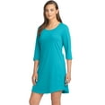 thumbnail image 1 of Hanes Womens Sleepshirt, O, Bluebird, 1 of 3