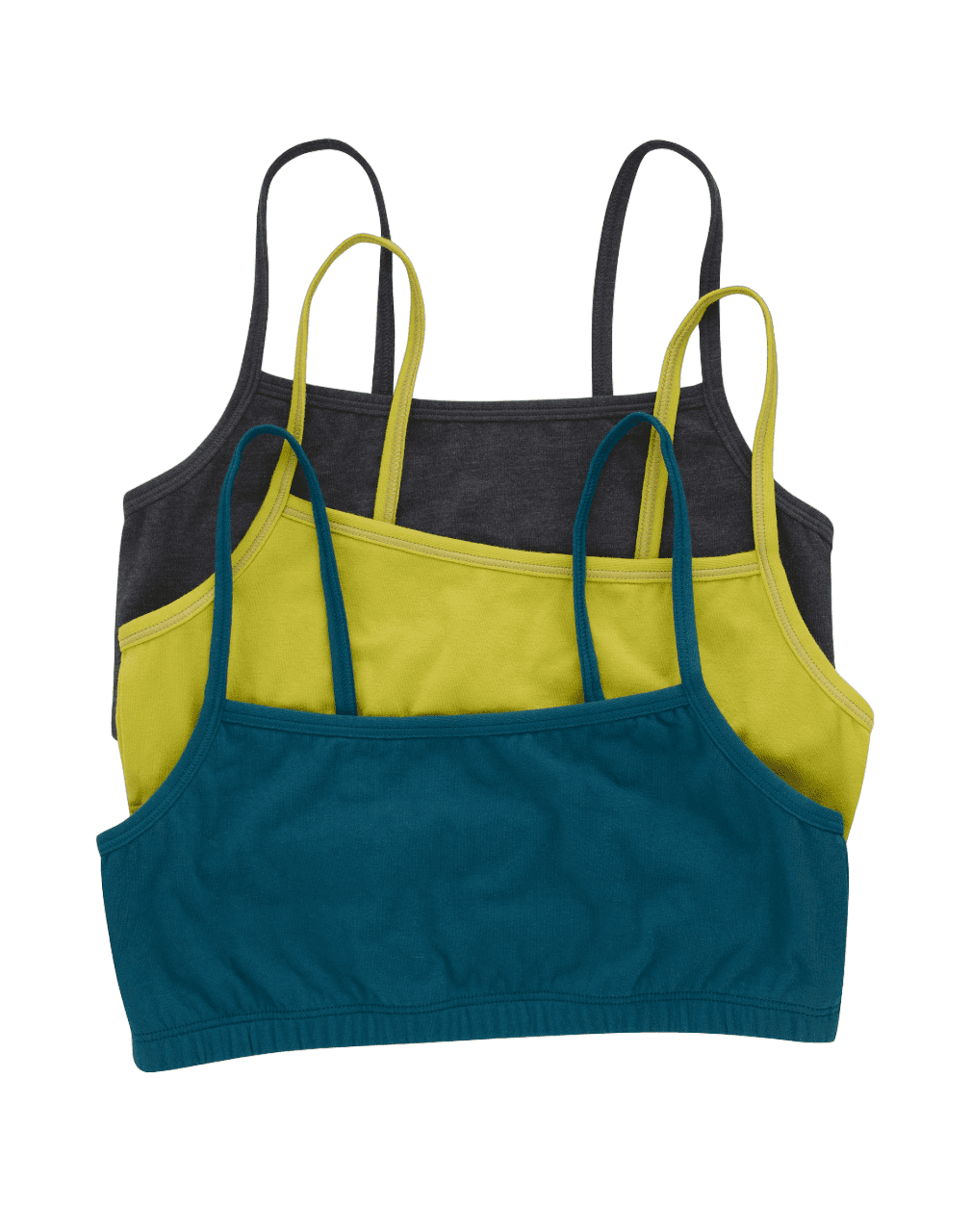 Hanes Womens String Crop Bralette 3-Pack - Walmart.com