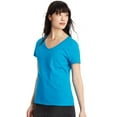 thumbnail image 1 of Hanes Womens T-Shirt 2-Pack Tee V-Neck Nano-T Short Sleeve Ultra-light cotton, 1 of 5