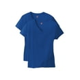 thumbnail image 1 of Hanes Womens T-Shirt 2-Pack Tee V-Neck Nano-T Short Sleeve Ultra-light cotton, 1 of 5