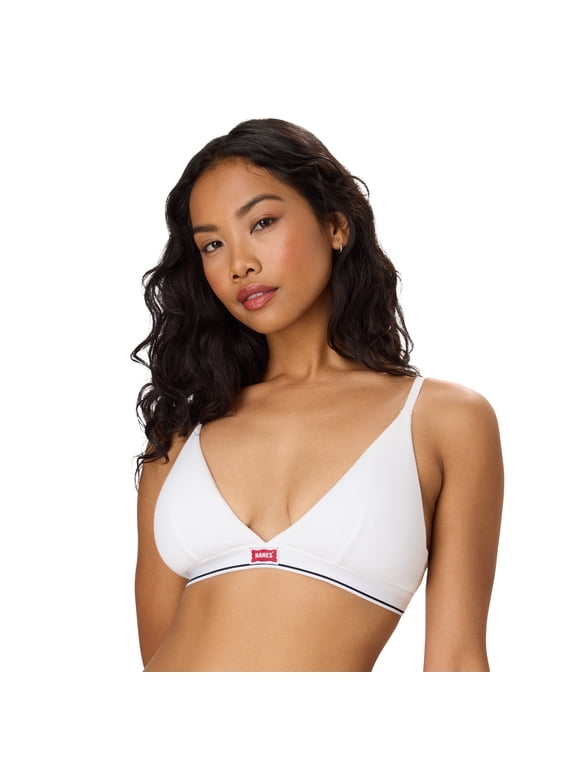 Triangle Bra, Originals Moisture-Wicking Bra, Lightly Padded