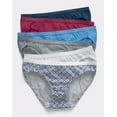 thumbnail image 1 of Hanes Ultimate Bikini 6-Pack Women's Underwear Breathable Cotton Tagfree Cool Comfort, 1 of 5