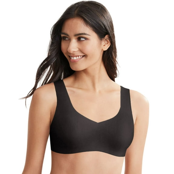 Hanes Womens Ultimate Ultra-Light Comfort Support Strap Wireless Bra, XL