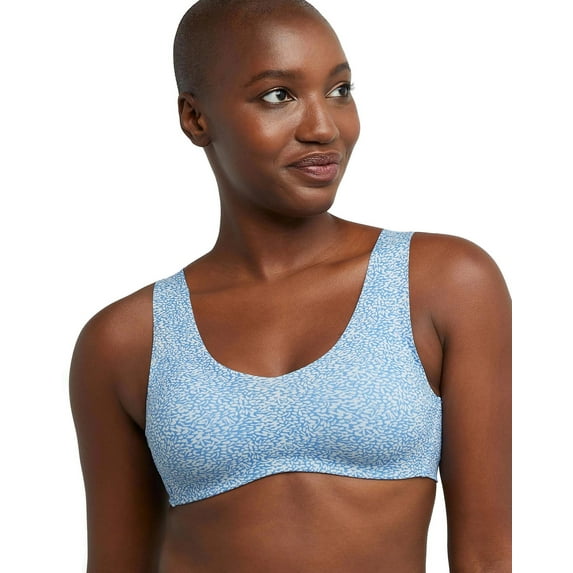 Hanes Womens Ultimate Ultra-Light Comfort Support Strap Wireless Bra, XL