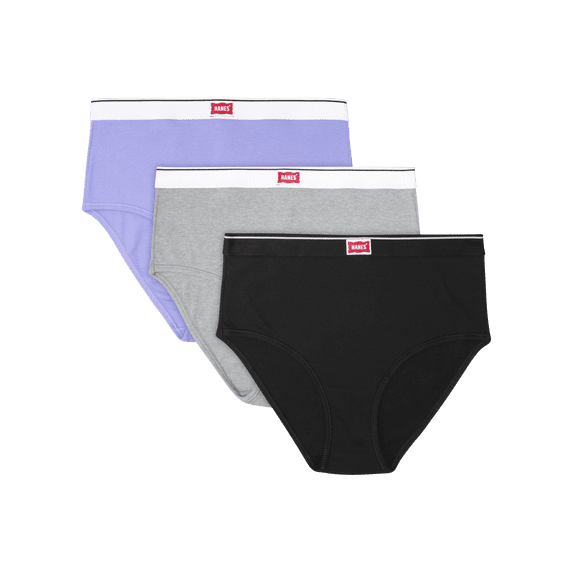 Hanes Underwear Briefs 3-Pack, Originals Cotton-Stretch Panties