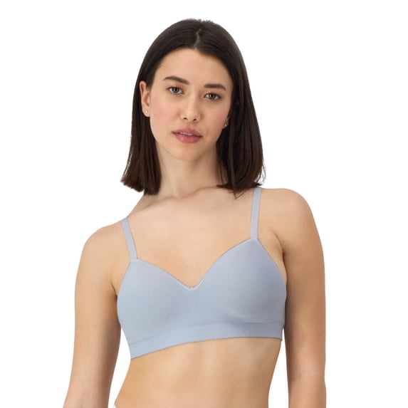 Hanes Womens Wireless Bra, Smooth Comfort Full Coverage Bra, Foam Cups, Convertible Bra Straps
