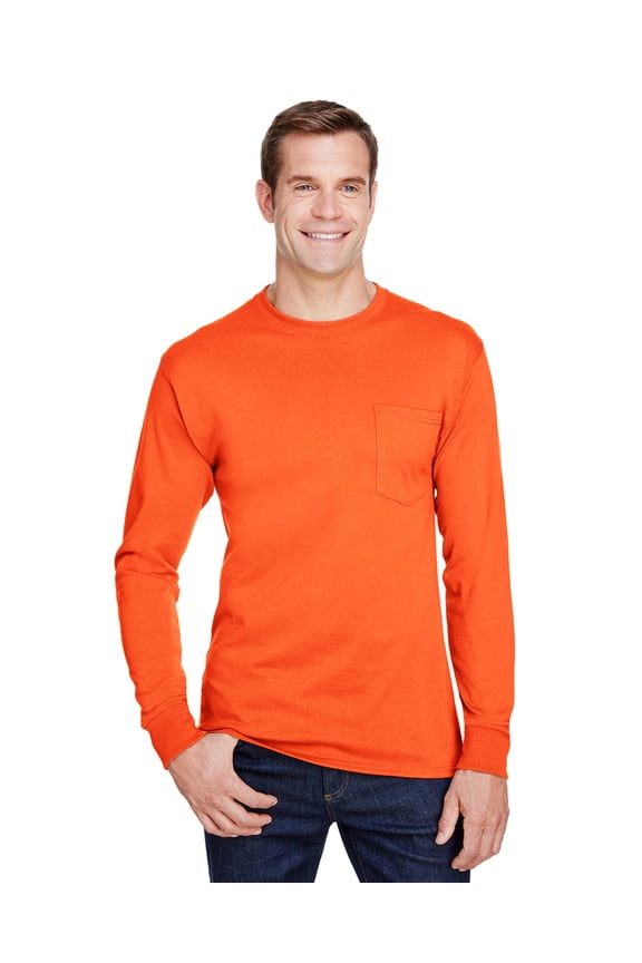 - Workwear Long Sleeve Pocket T-Shirt - W120