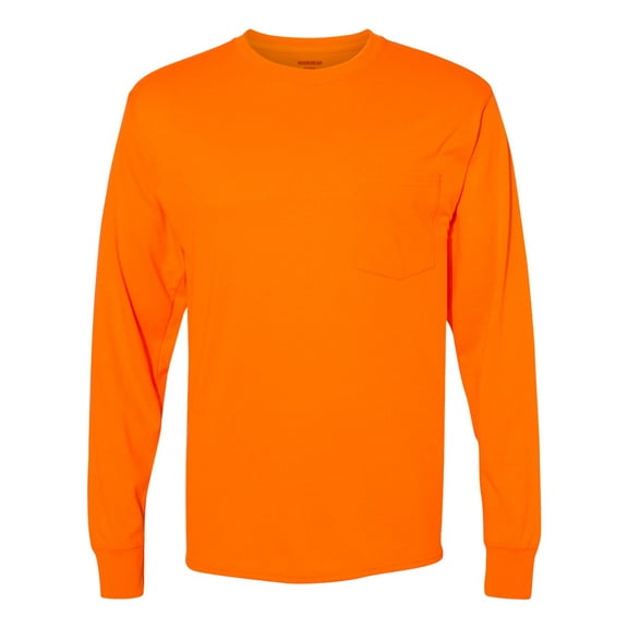 Hanes Workwear Long Sleeve Pocket T-Shirt