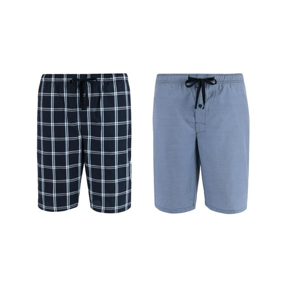 Hanes Woven Cotton Pajama Sleep Shorts (Pack of 2) (Men)