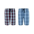 thumbnail image 1 of Hanes  Woven Tagless Plaid Shorts (Pack of 2) (Men Big & Tall), 1 of 4