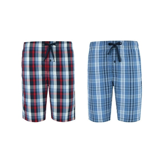 Hanes  Woven Tagless Plaid Shorts (Pack of 2) (Men Big & Tall)