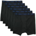 thumbnail image 1 of Hanes X-Temp Big Men’s Underwear BOXER BRIEFS 6-Pack Black, 1 of 2