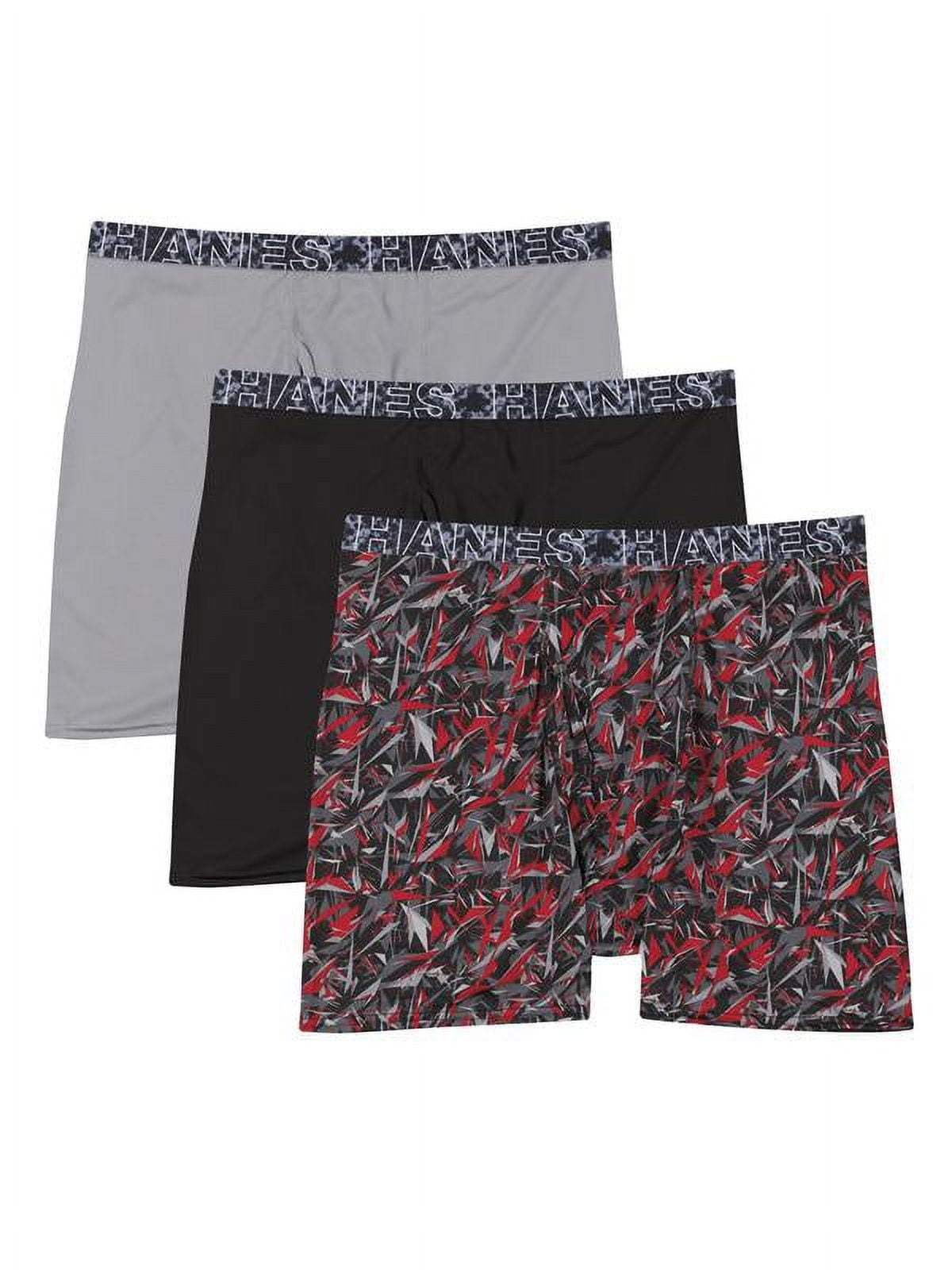 Hanes X-Temp Lightweight Mesh Boxer Briefs (Men’s), 3 Pack