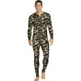 thumbnail image 1 of Hanes X-Temp Men's Organic Cotton Camo Thermal Union Suit 3X-4X, 1 of 2