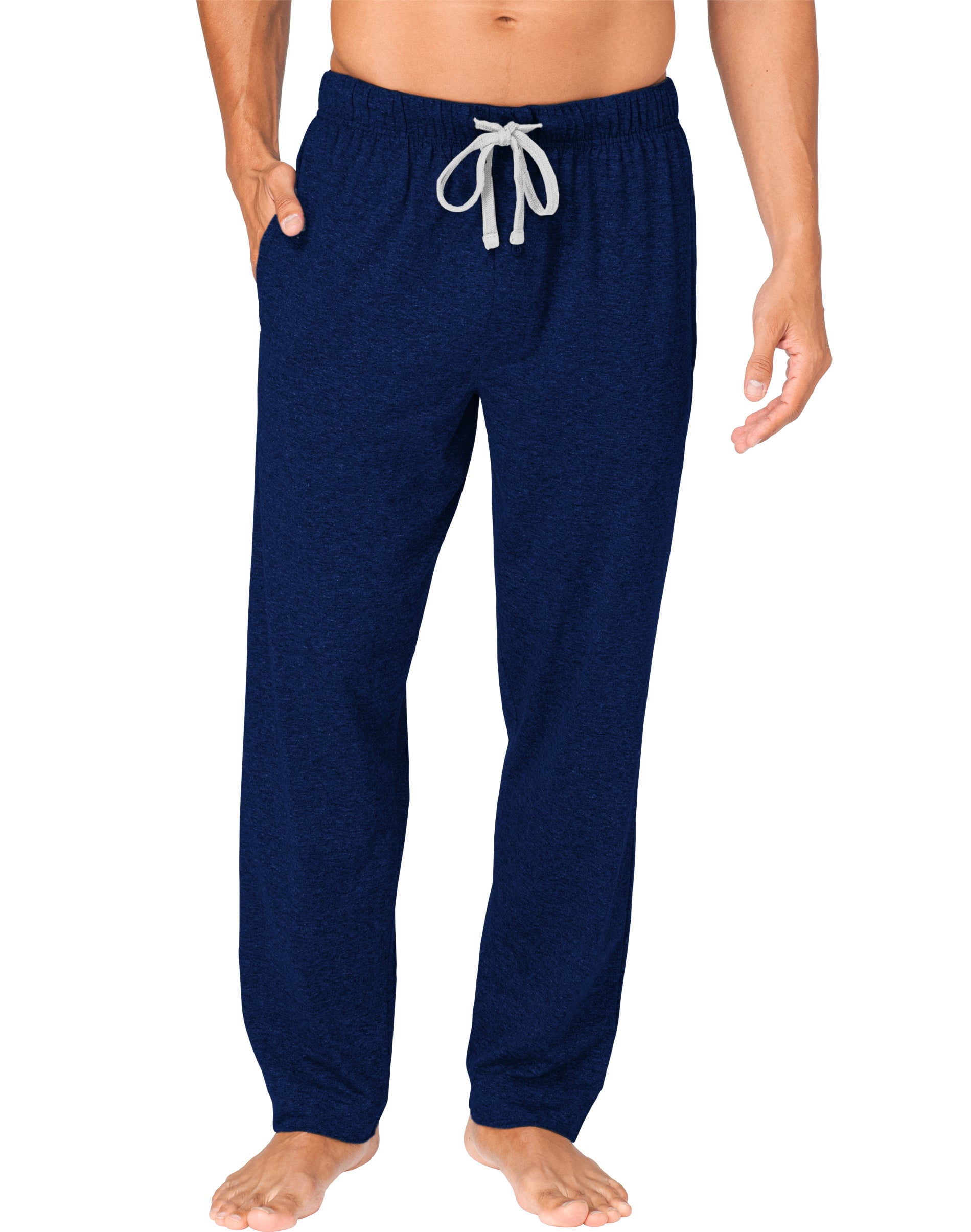 Hanes X-Temp Men’s Pajama Pants, Cooling Jersey Blue Depth S - Walmart.com