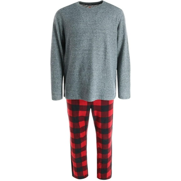 Hanes X Temp Micro Fleece Pajama Set (Men Big & Tall)