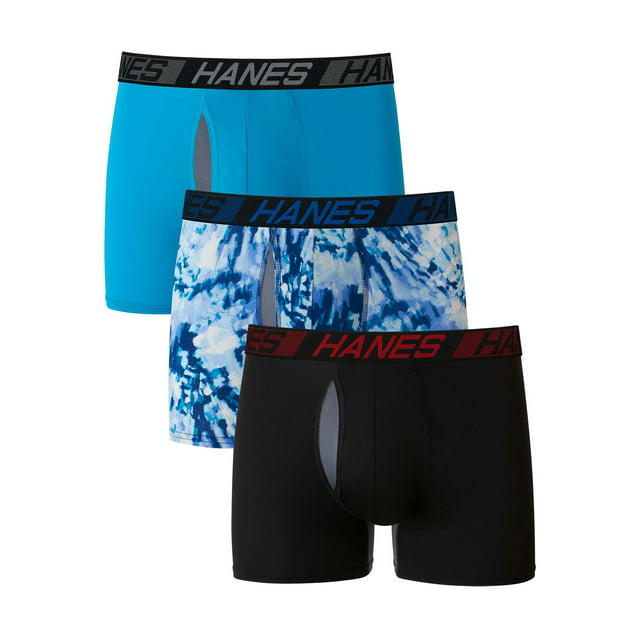 Hanes X-Temp Total Support Pouch Men's Trunks, Anti-Chafing Underwear ...