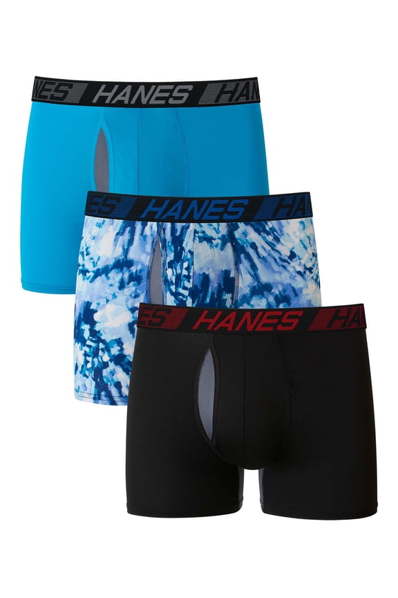 X-Temp Total Support Pouch Men's Trunks, Anti-Chafing Underwear, 3-Pack
