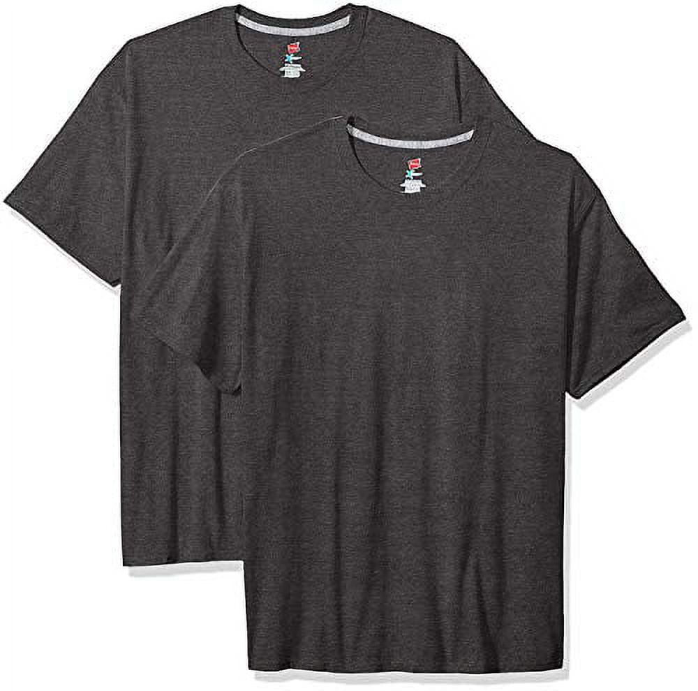 Hanes X-Temp® Unisex Adult Performance T-Shirt (Pack of 2) 2 Charcoal ...