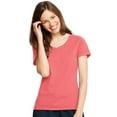 thumbnail image 1 of Hanes X-Temp V-Neck T-Shirt (42V0) Charisma Coral, XL, 1 of 6