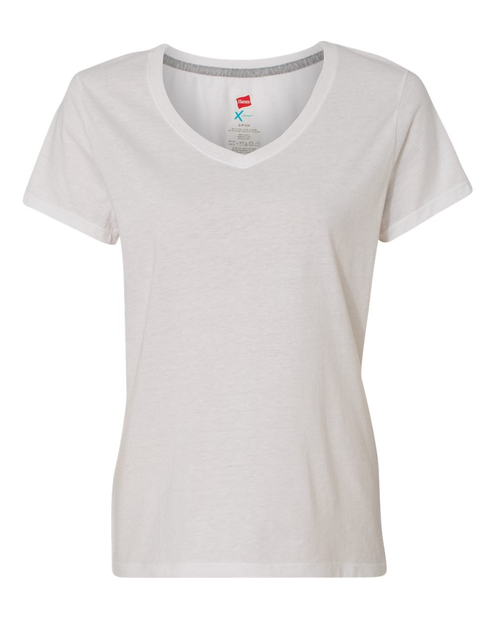 Hanes X-Temp V-Neck T-Shirt (42V0) White, 3XL - Walmart.com