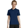thumbnail image 1 of Hanes X-Temp Women's Performance Polo Shirt Navy XL, 1 of 3