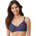 thumbnail image 1 of Hanes X-Temp Women's Wireless Bra, Foam Cups Timeless Purple Heather S, 1 of 3