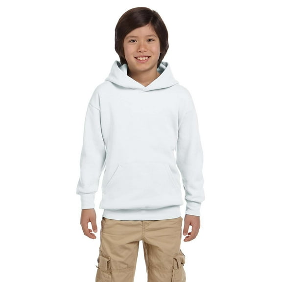 Hanes Youth 7.8 oz. EcoSmart 50/50 Pullover Hood - P473