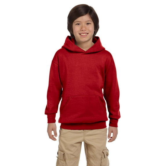 Hanes Youth 7.8 oz. EcoSmart 50/50 Pullover Hood - P473