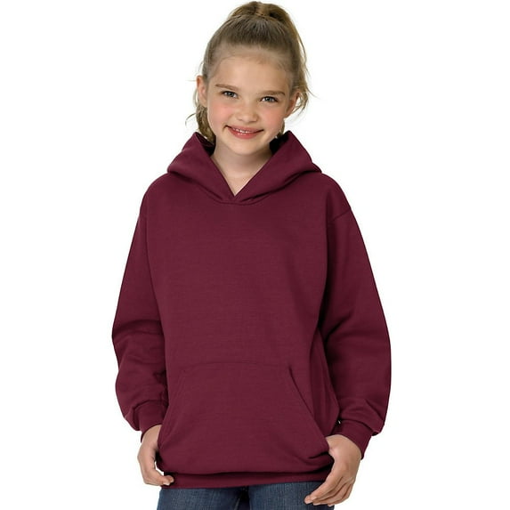 Hanes ComfortBlend Youth Pullover Hood 7.8 oz (Pack of 3) 3 Maroon