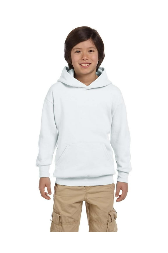 Youth Comfortblend&Reg; Ecosmart&Reg; Pullover Hoodie , P473 , White , X-Large