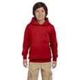 thumbnail image 1 of Hanes Youth Ecosmart Pullover Hood , P473 , Deep Red , Large, 1 of 1