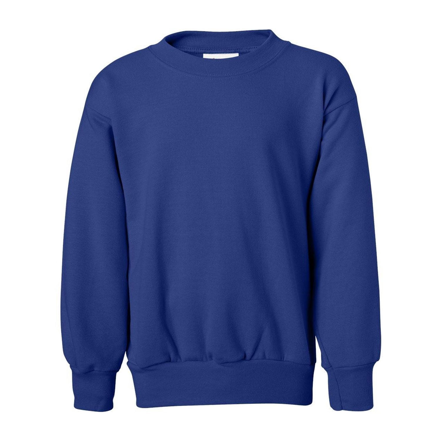 Hanes Youth Sweatshirt ComfortBlend EcoSmart Crewneck Boys Girls Long Sleeve