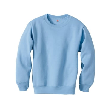 Hanes Youth Sweatshirt ComfortBlend EcoSmart Crewneck Boys Girls Long Sleeve