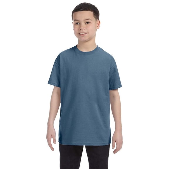 Hanes Youth Unisex Pack of 3 Authentic 6.1 oz. Tagless T-Shirt, Multipack Sizes Upto XL
