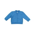 thumbnail image 1 of Hanes Zippin Baby Fleece Full-Zip Jacket, Adjustable Cuffs, Boys & Girls Provence Blue 6-12M, 1 of 2