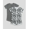 thumbnail image 1 of Hanes Zippin Baby Knit Short Sleeve 2-Pack Rompers Zipper & 4-Way Stretch Boys & Girls Camo Assorted, 1 of 1