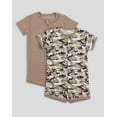 thumbnail image 1 of Hanes Zippin Baby Knit Short Sleeve 2-Pack Rompers Zipper & 4-Way Stretch Boys & Girls Camo Assorted, 1 of 1