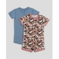 thumbnail image 1 of Hanes Zippin Baby Knit Short Sleeve 2-Pack Rompers Zipper & 4-Way Stretch Boys & Girls Camo Assorted, 1 of 1